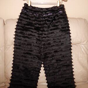 NWOT.James Purcell Barneys New York 100%Silk Pants Fringes Rhinestones 4